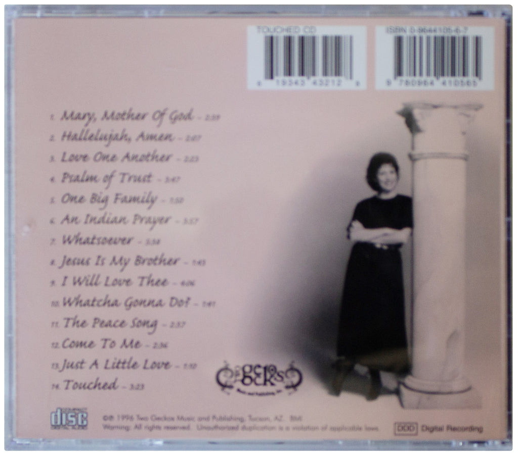 PATTY HORN Touched CD SIGNED 1996 Christian Folk Music VTG 90s Xian Worship CCM