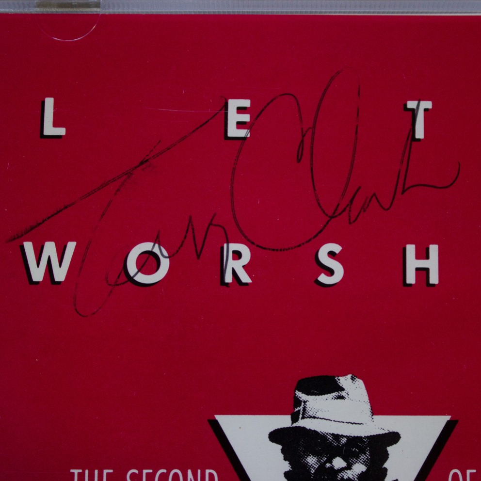 TERRY CLARK SIGNED Let's Worship CD OOP 1986 Christian Music Xian CCM Autograph