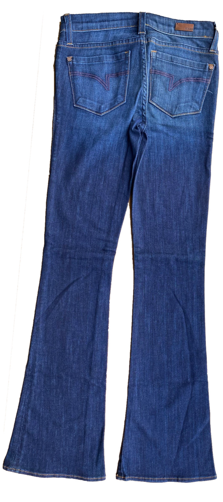 New RONAN BOOTCUT JEANS Women's 32 Dark Wash Denim Bella Flare VTG 2011 USA Made