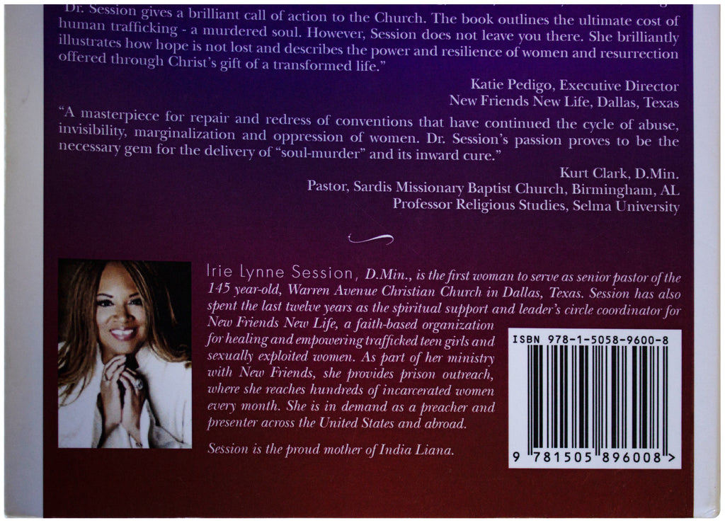 IRIE LYNNE SESSION SIGNED 1ST EDITION Murdered Souls, Resurrected Lives PB BOOK