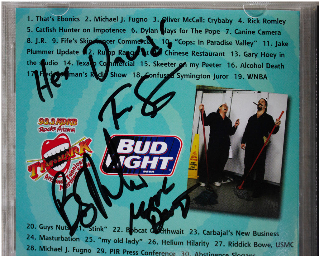 TIM & MARK Comedy To Go Vol. VI SIGNED CD 93.3 KDKB Phoenix 90s Radio RARE OOP 6
