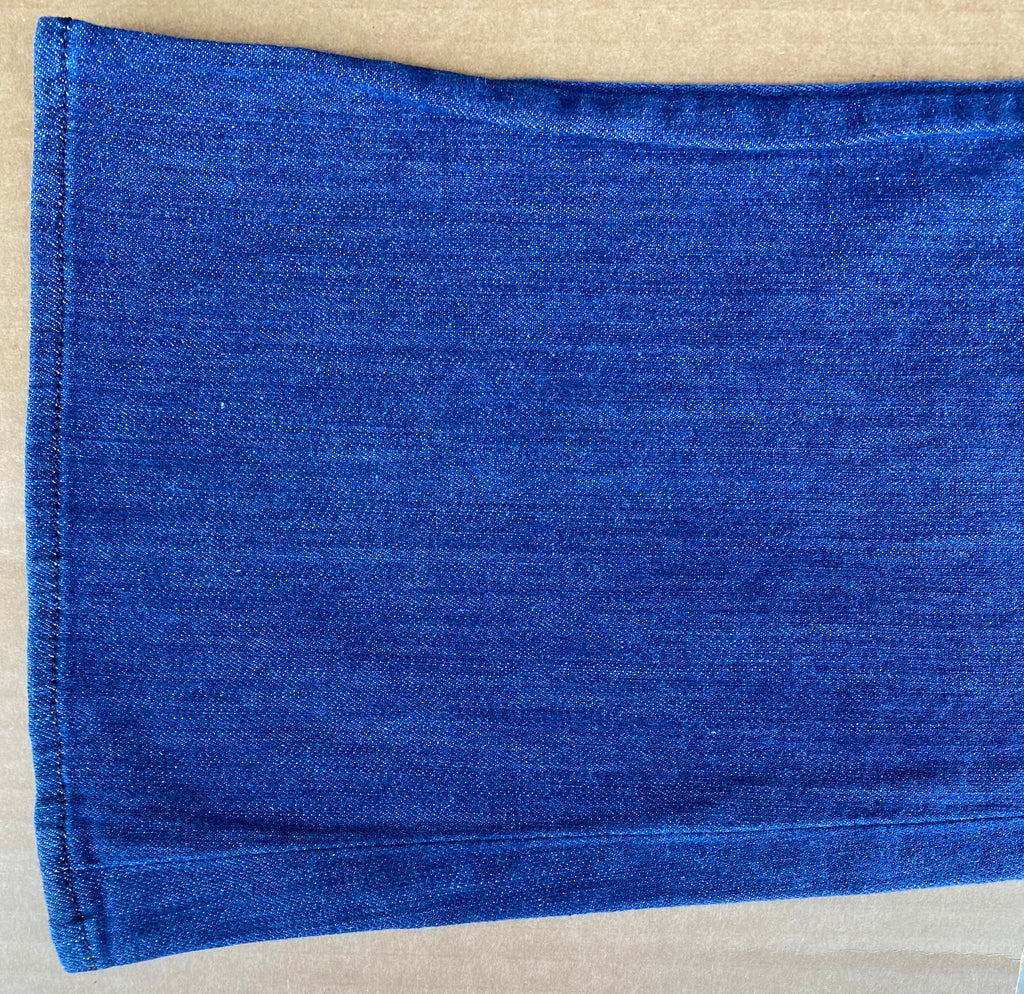 RONAN Isabella FLARE JEANS Women's 27  WIDE LEG Blue Denim MADE IN USA VTG 2011