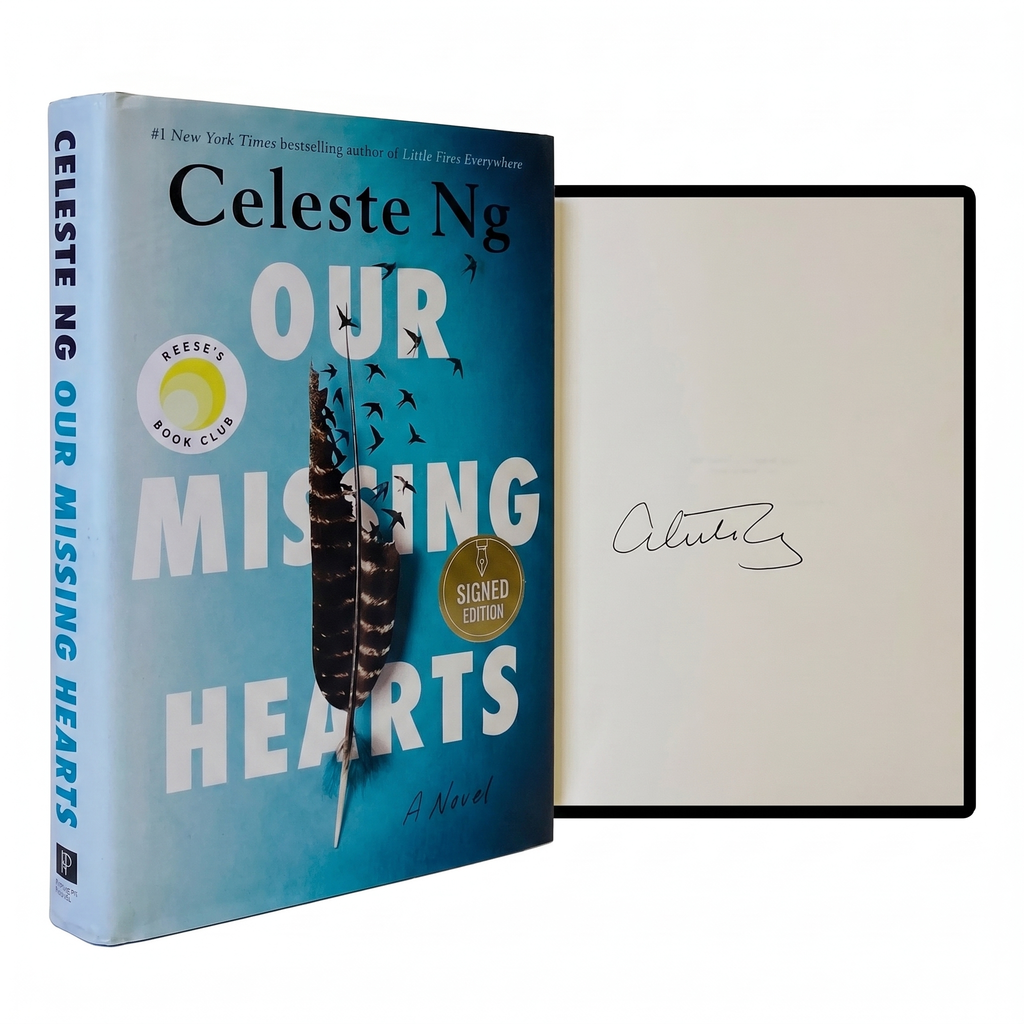 CELESTE NG SIGNED Our Missing Hearts 1ST EDITION Hardcover 2022 Dystopian Novel