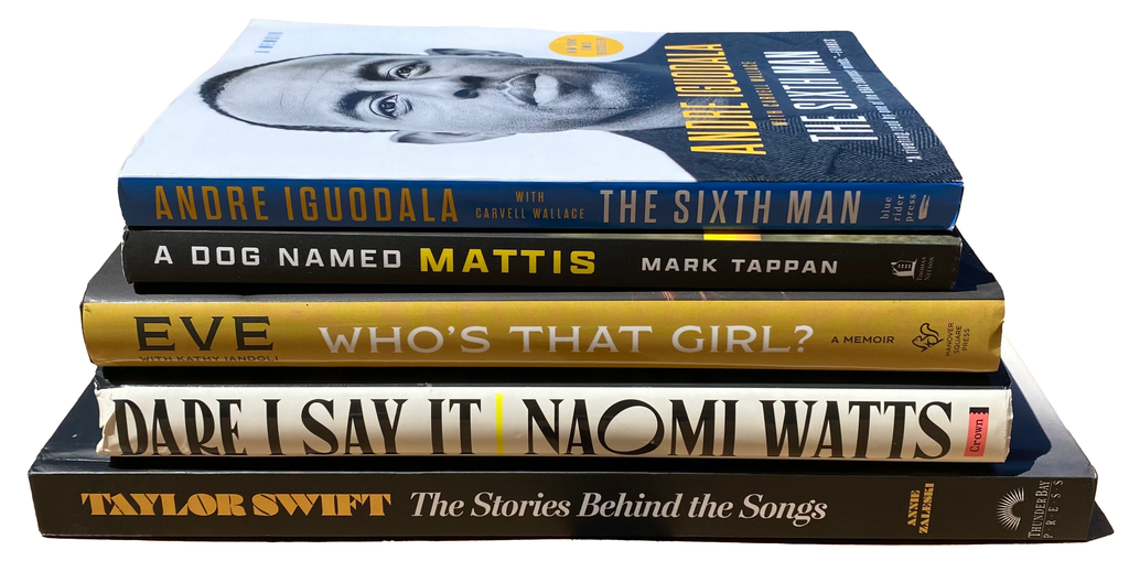 BIOGRAPHY BOOK LOT Of 5 Taylor Swift Naomi Watts Eve Andre Iguodala TARGET 2020s