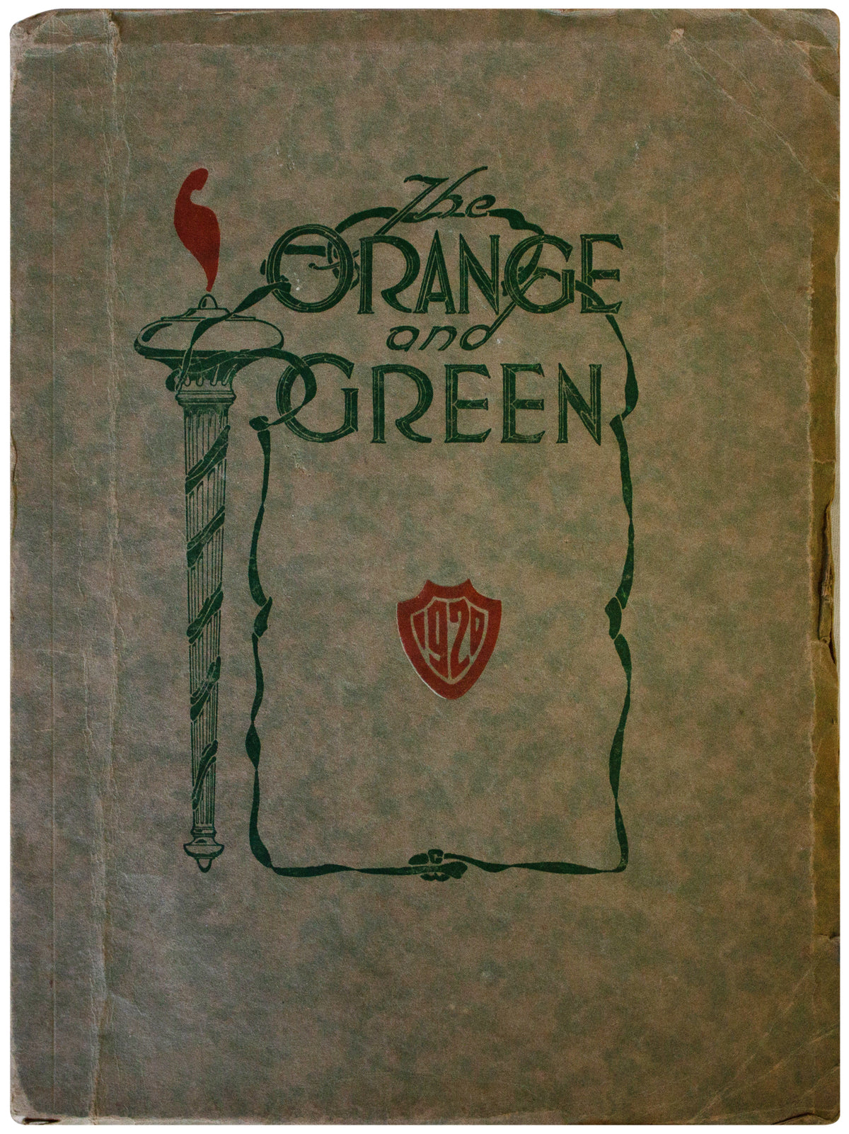 RIVERSIDE POLYTECHNIC & Girls High School 1920 YEARBOOK Orange & Green SoCal CA