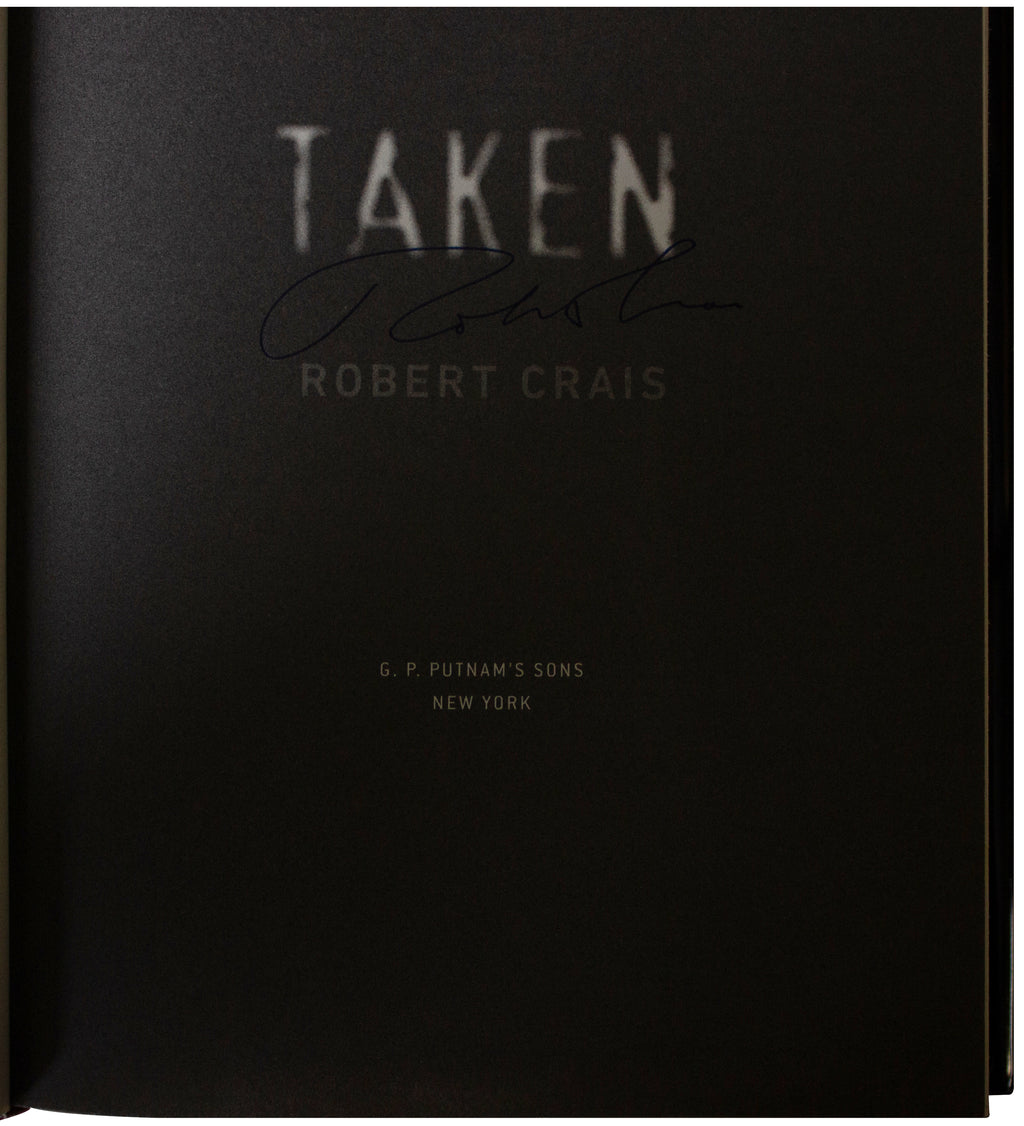 ROBERT CRAIS SIGNED Taken 1ST EDITION Hardcover 2012 LA Noir PI Crime Fiction HC