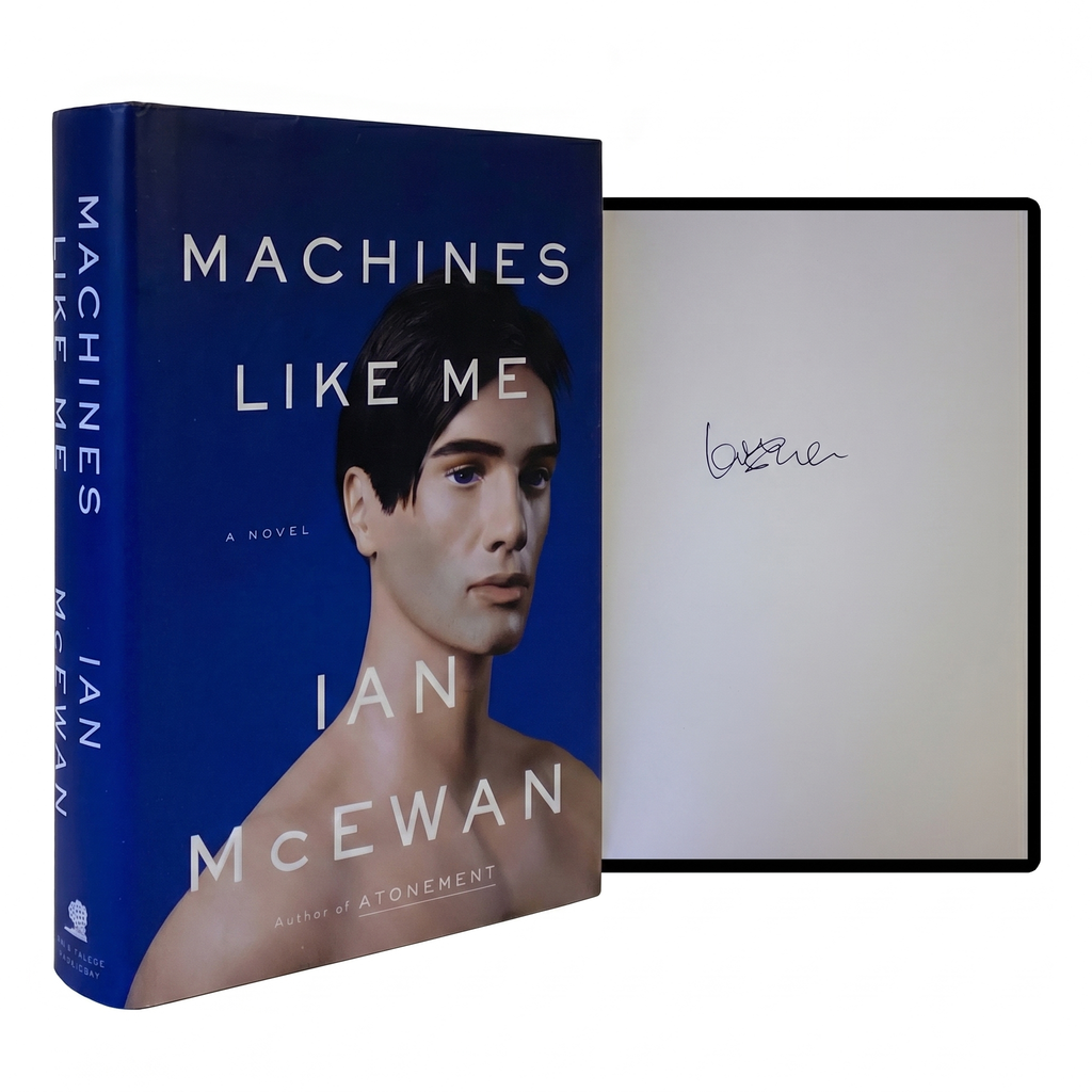 IAN MCEWAN SIGNED Machines Like Me 1ST US EDITION Hardcover 2019 Android Sci-Fi