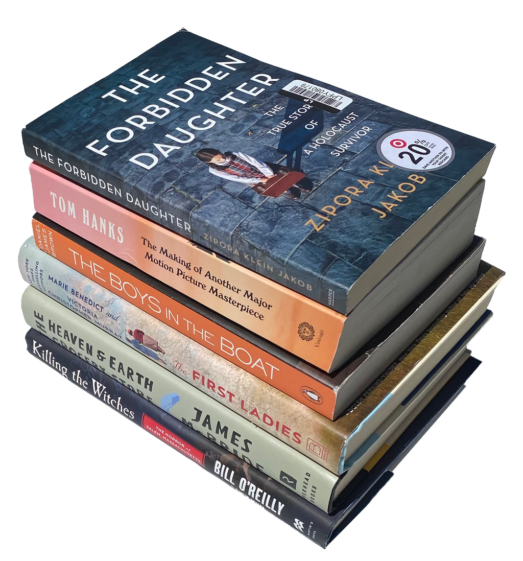 LOT Of 6 HISTORICAL FICTION & NONFICTION BOOKS 2020s Unread Target BESTSELLERS