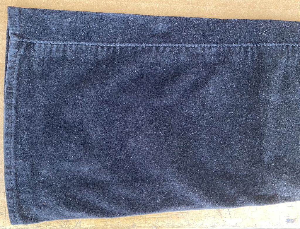 RONAN Emma BABY BOOTCUT Corduroy PANTS 26" Waist Black Cord Fit & Flare VTG 2011