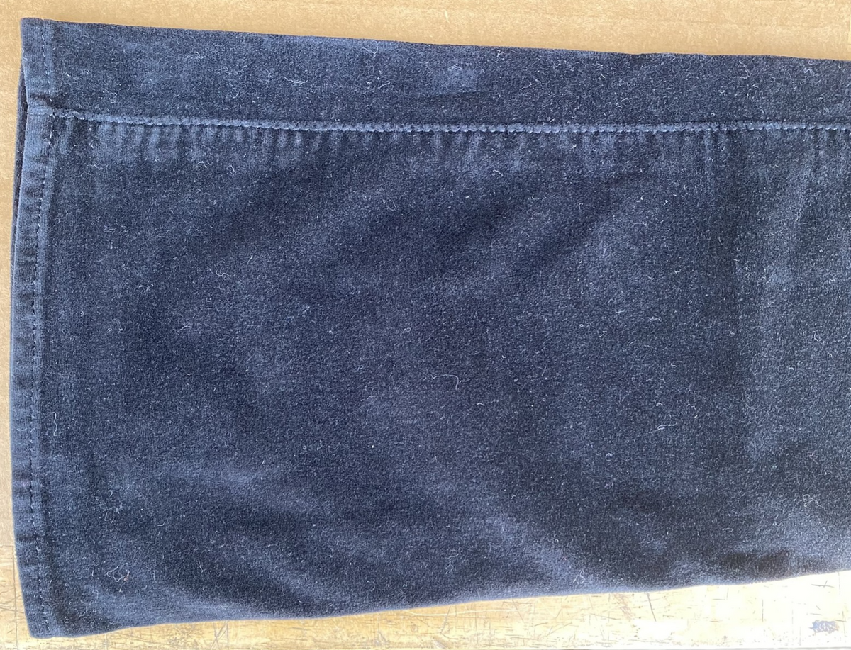 RONAN Emma BABY BOOTCUT Corduroy PANTS 26" Waist Black Cord Fit & Flare VTG 2011