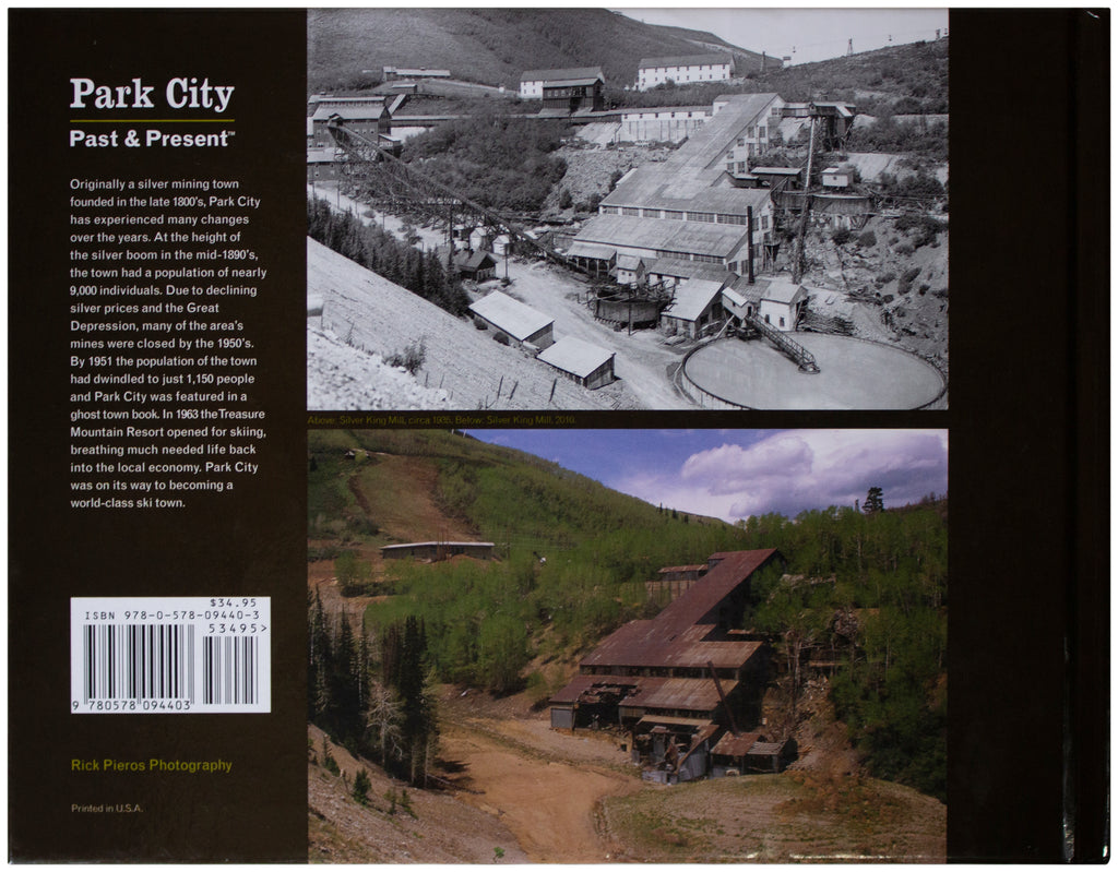 RICK PIEROS SIGNED Park City Past & Present HARDCOVER Utah UT History Photo Book