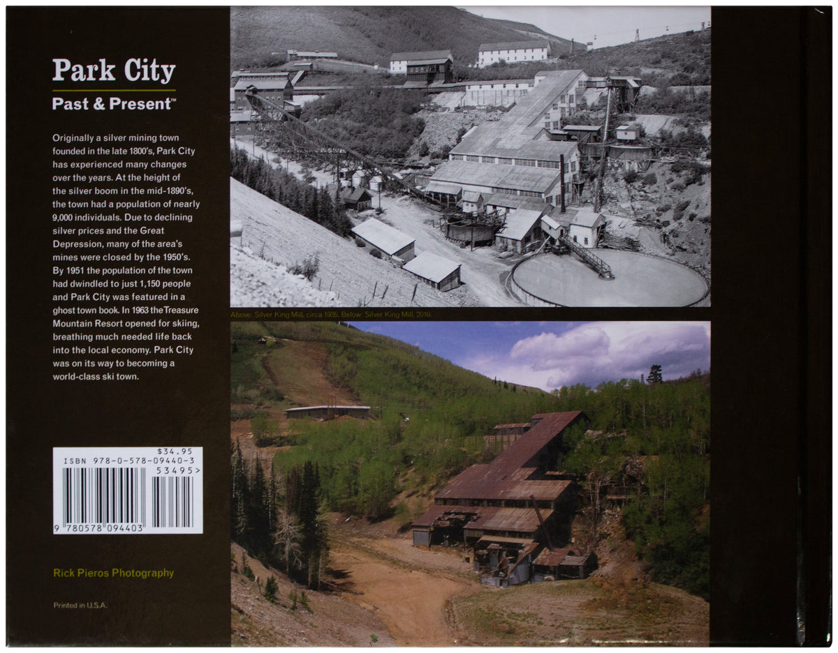 RICK PIEROS SIGNED Park City Past & Present HARDCOVER Utah UT History Photo Book
