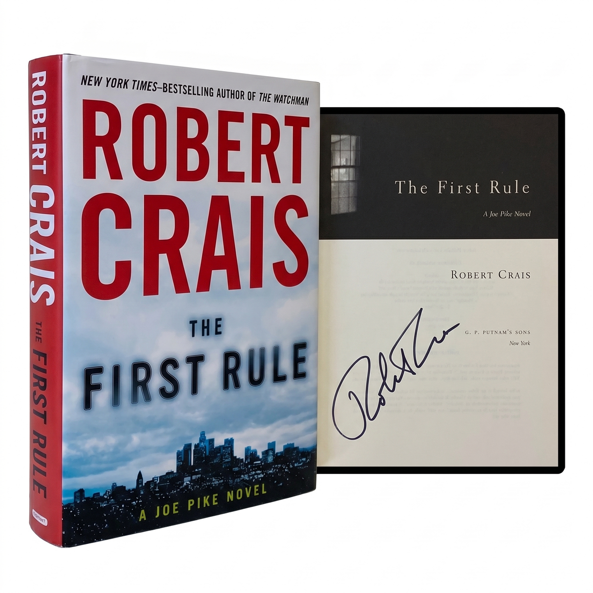 ROBERT CRAIS SIGNED First Rule 1ST EDITION HARDCOVER Russian Mob Crime Thriller