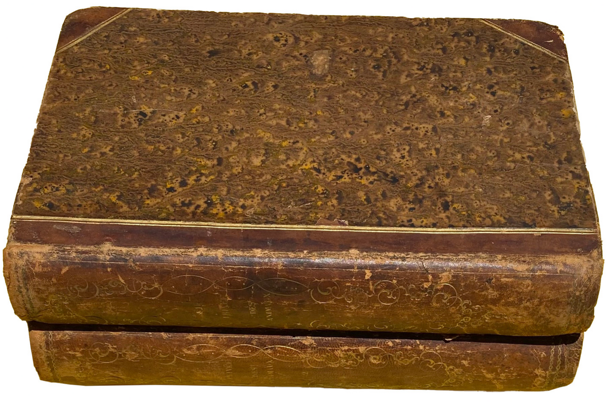 1842 ANTIQUE 2-VOLUME SET Scenes De La Vie Privee Et Publique Des Aanimux BALZAC