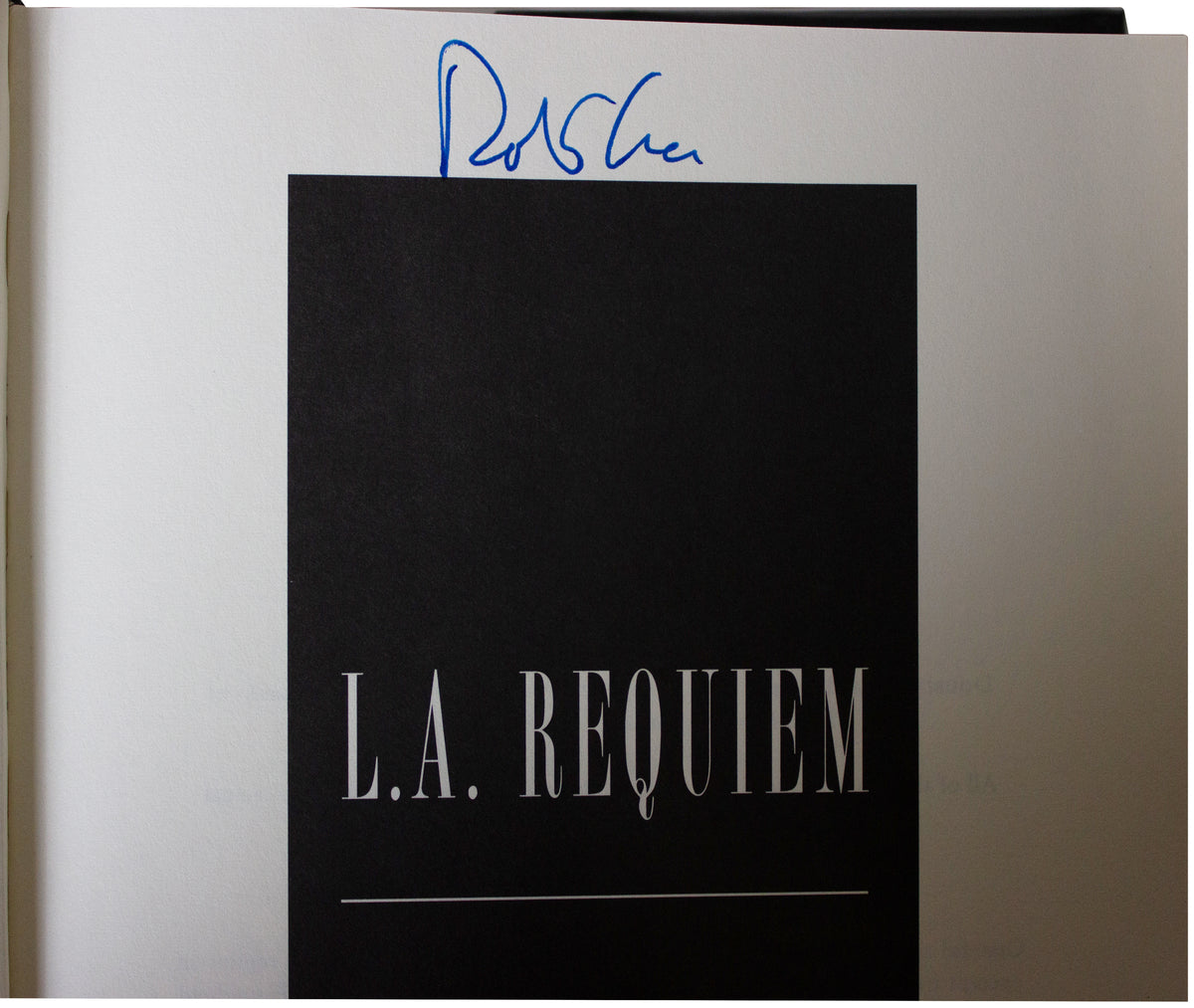 ROBERT CRAIS SIGNED LA Requiem 1ST EDITION 1999 Hardcover Los Angeles Crime Noir