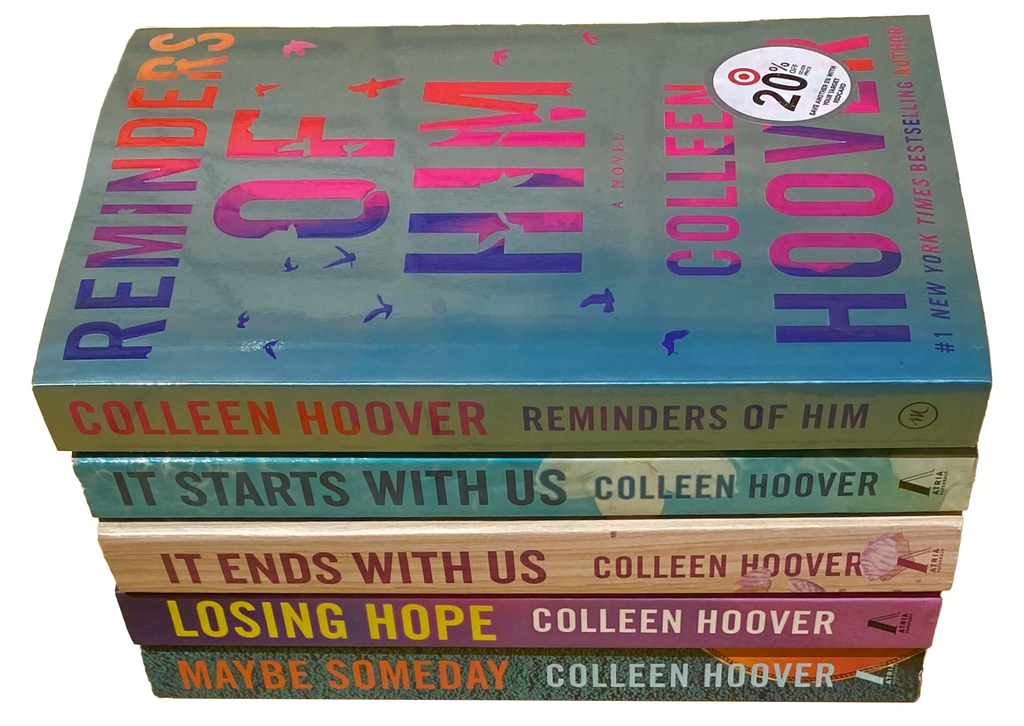 COLLEEN HOOVER BOOK LOT 5 Novels PAPERBACK It Ends With Us / Starts With Us Etc.
