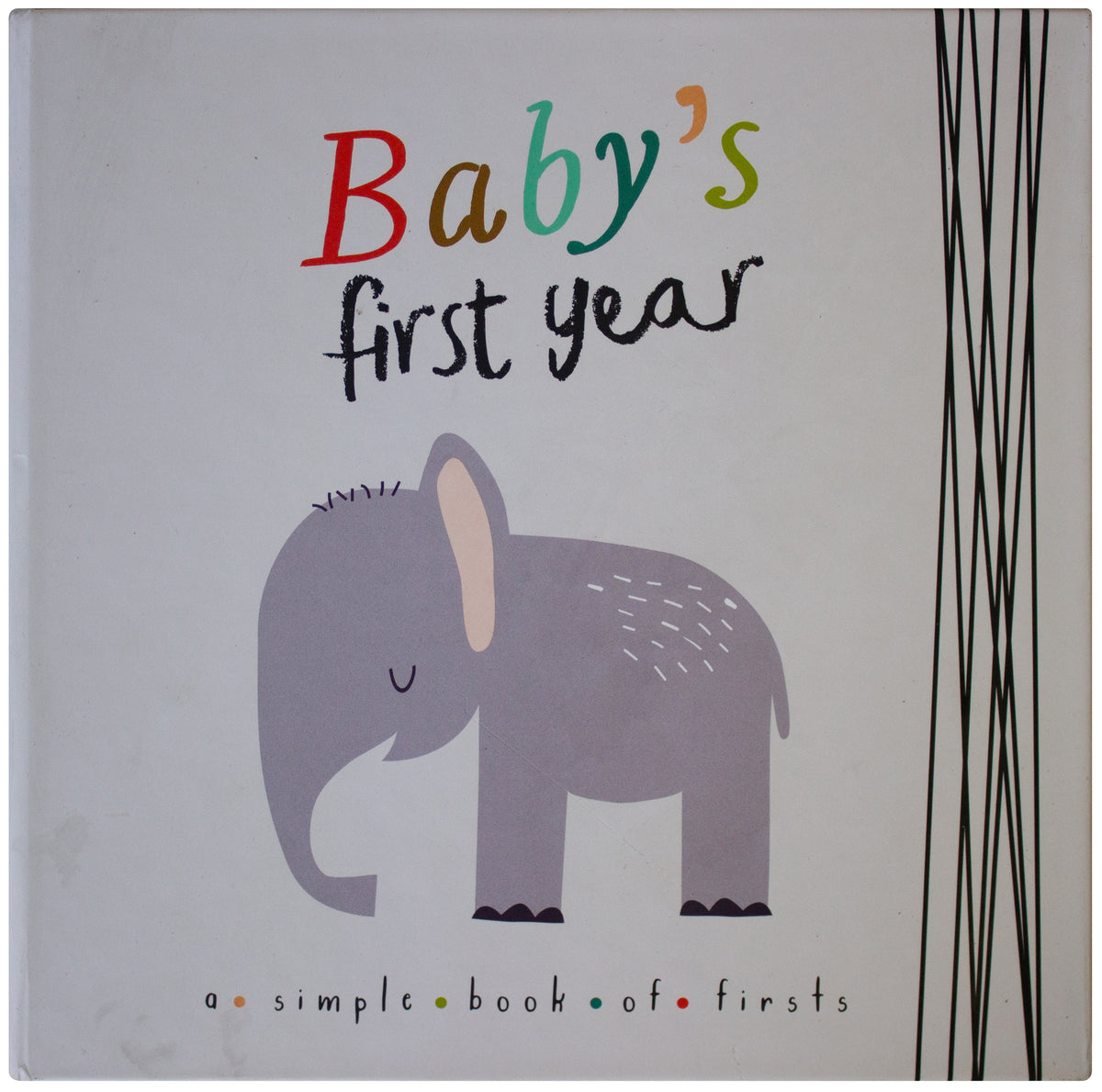 BABY'S FIRST YEAR Memory BOOK Infant Scrap Album Keepsake HC Lucy Darling UNUSED