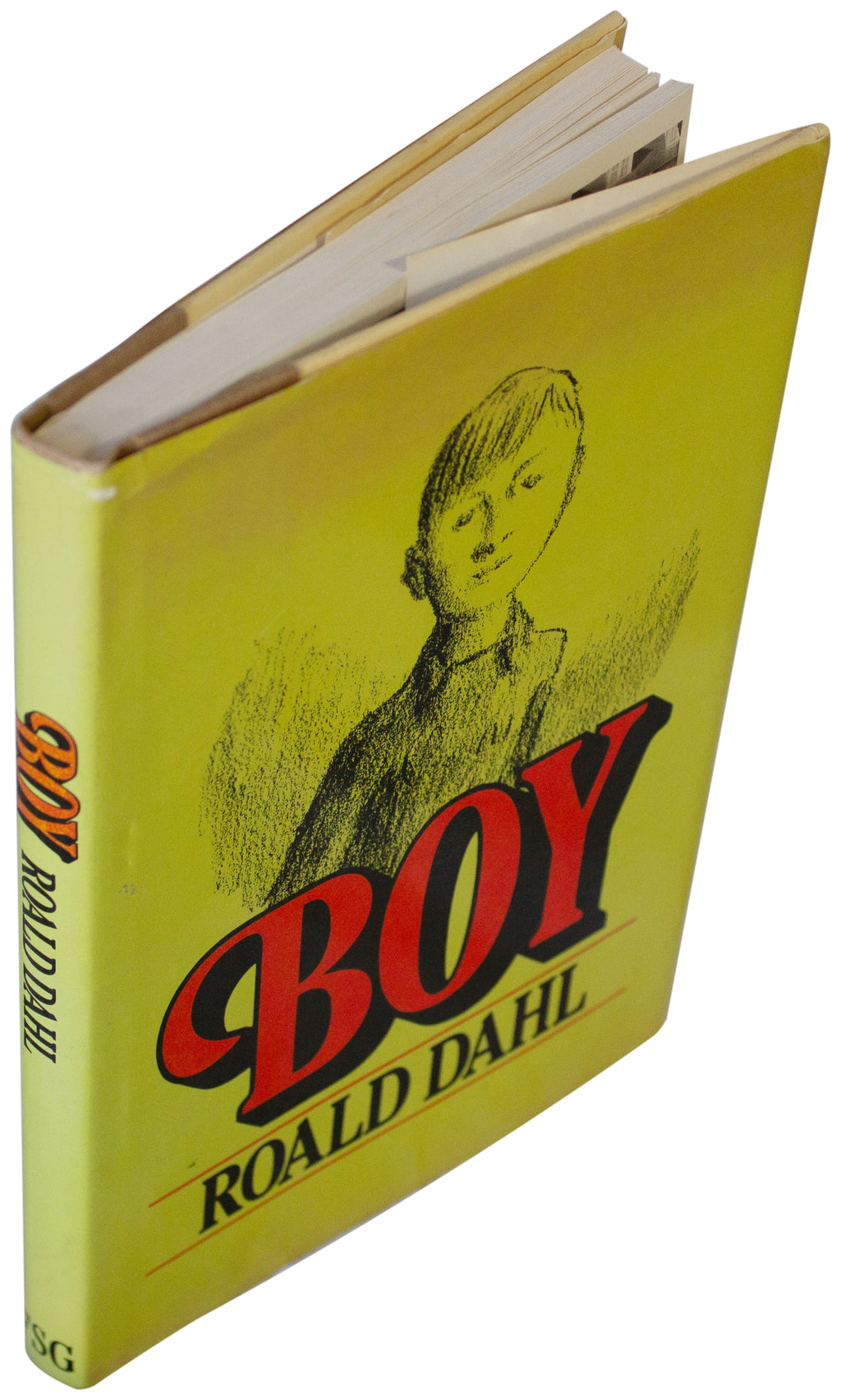 ROALD DAHL Boy 1ST US EDITION Hardcover w/ Dustjacket 1984 Autobiography VTG 80s