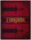 CASE'S BIBLE ATLAS Antique 1879 HARDCOVER Book w/ Color Maps Holy Land Geography