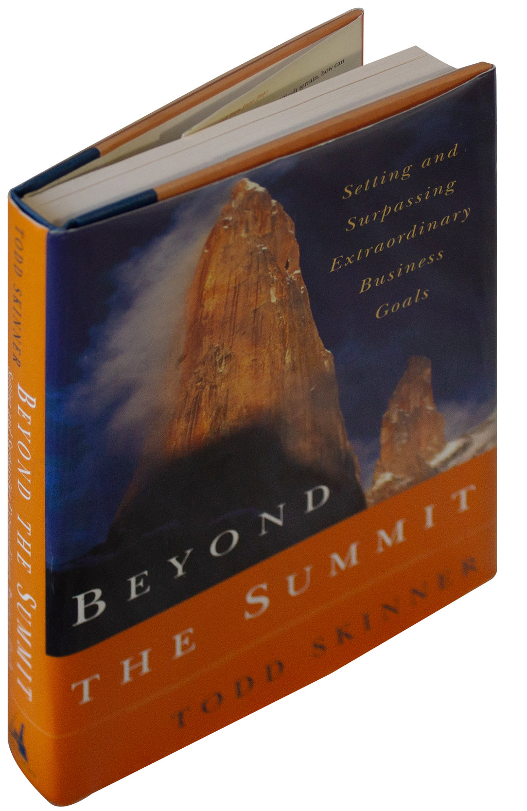 TODD SKINNER SIGNED 1ST EDITION Beyond The Summit 2003 Free Climber Motivational