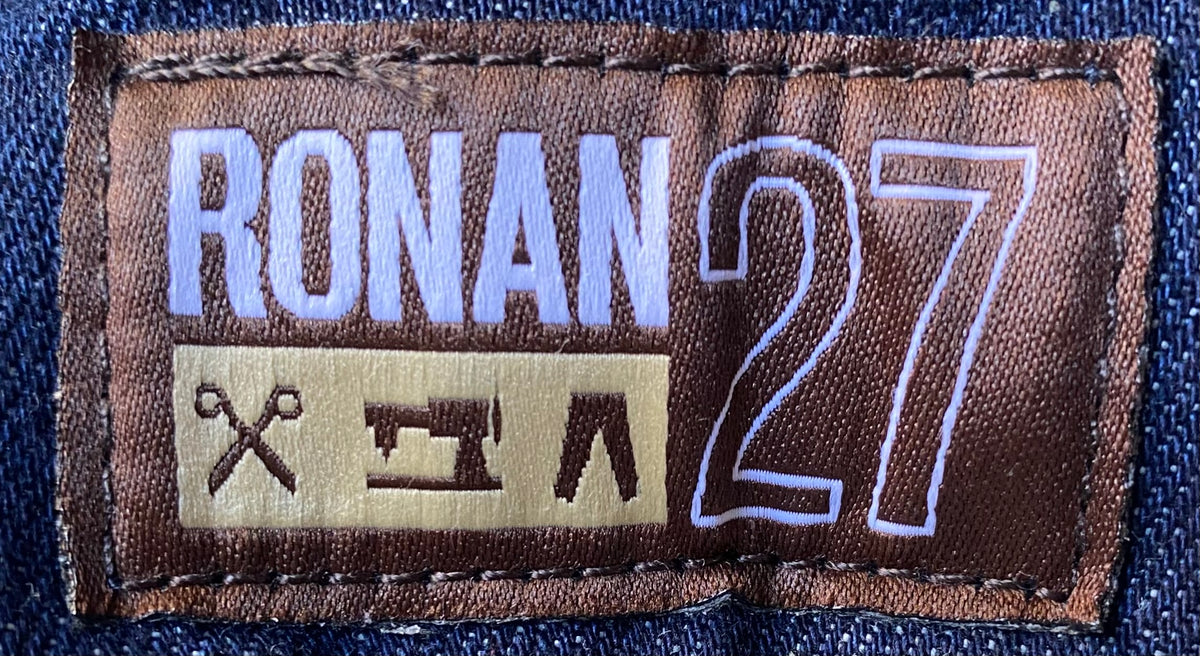 RONAN Audrey JEANS Womens 27 Sailor Wide Leg Made In USA Y2K Indigo Denim NWOT !