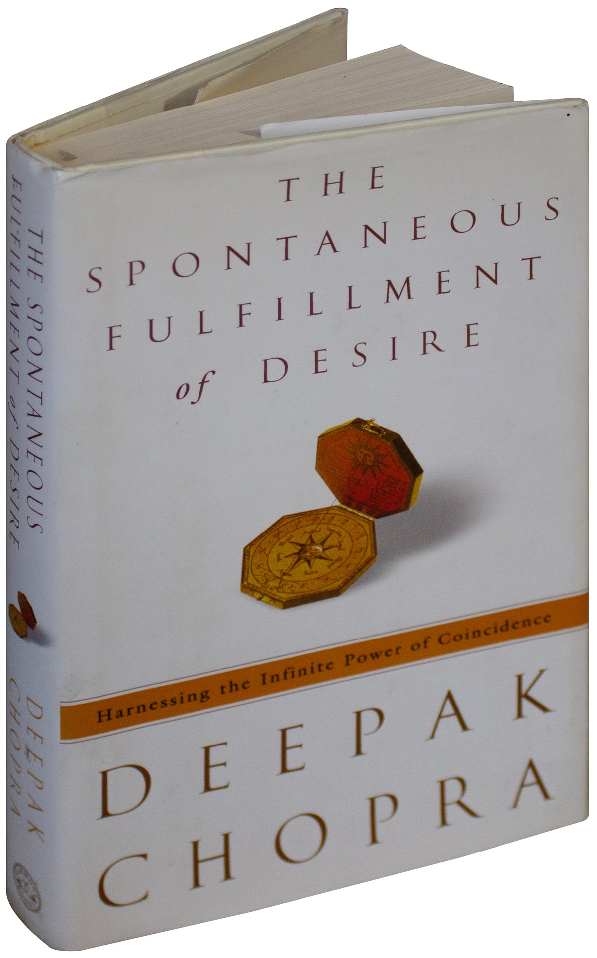 DEEPAK CHOPRA SIGNED Spontaneous Fulfillment Of Desire 1ST EDITION Synchronicity