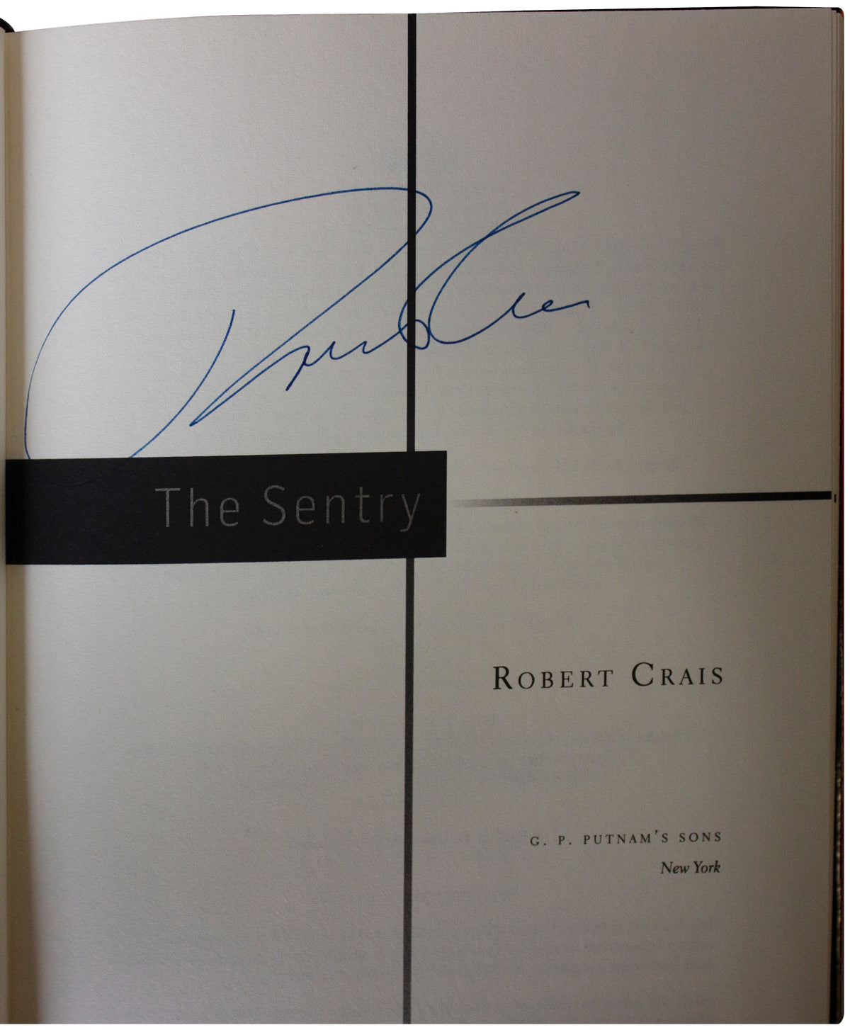ROBERT CRAIS SIGNED The Sentry 1ST EDITION HARDBACK Joe Pike PI Novel LA Noir HC