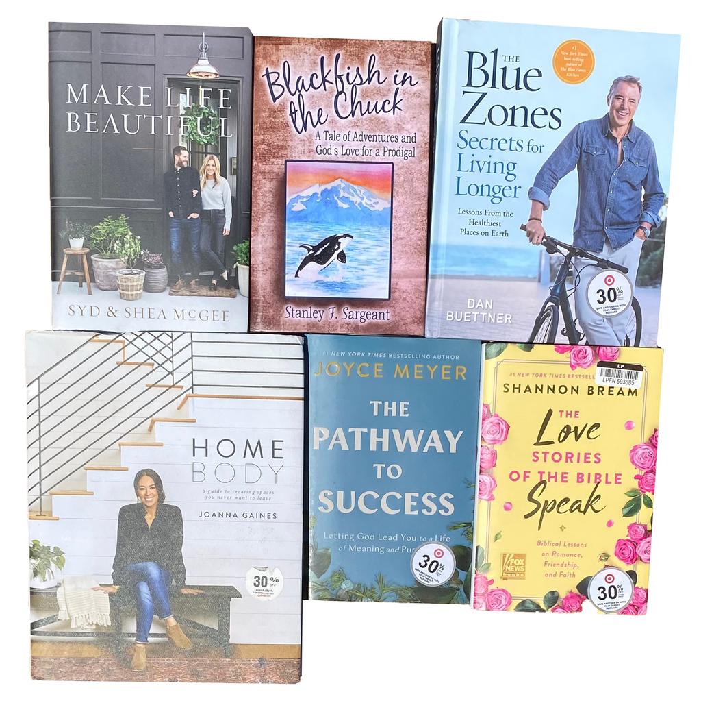WELLNESS & SUCCESS LOT OF 6 BOOKS Christian Faith Health Home ALL TARGET 2020s !