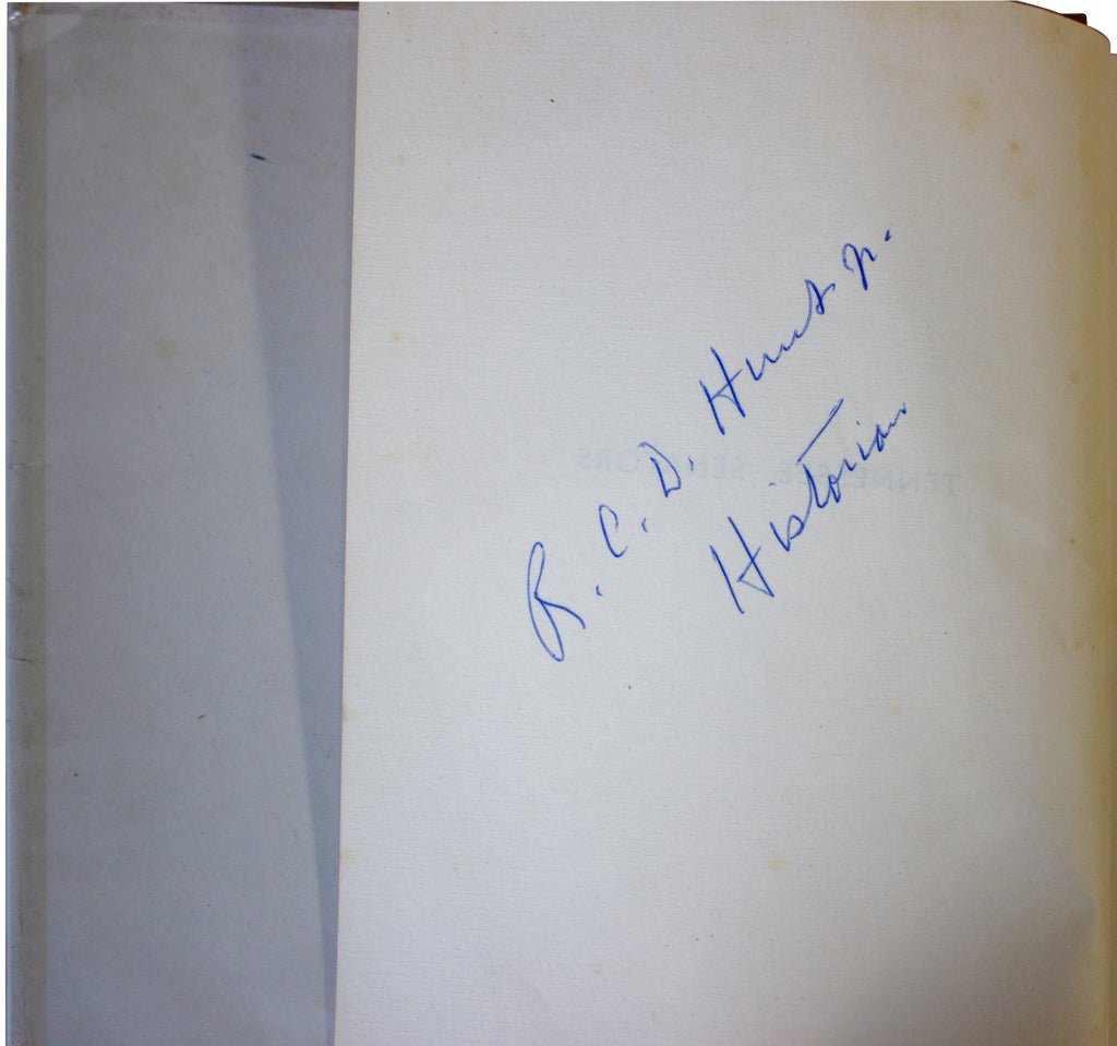 KENNETH MCKELLAR SIGNED 1944 Tennessee Senators HARDCOVER History TN VTG 40s HC