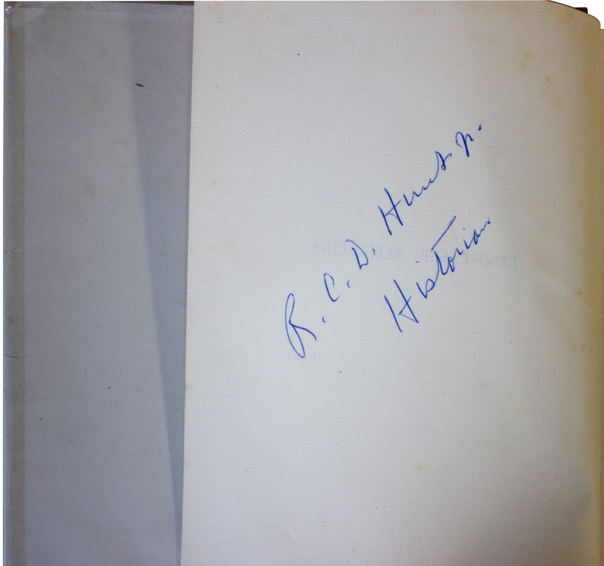 KENNETH MCKELLAR SIGNED 1944 Tennessee Senators HARDCOVER History TN VTG 40s HC