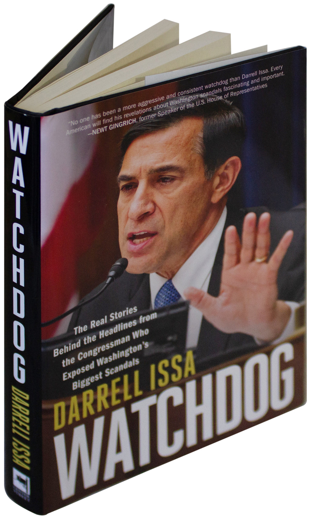 DARRELL ISSA SIGNED Watchdog 1ST EDITION HARDCOVER Republican Congressman CA US