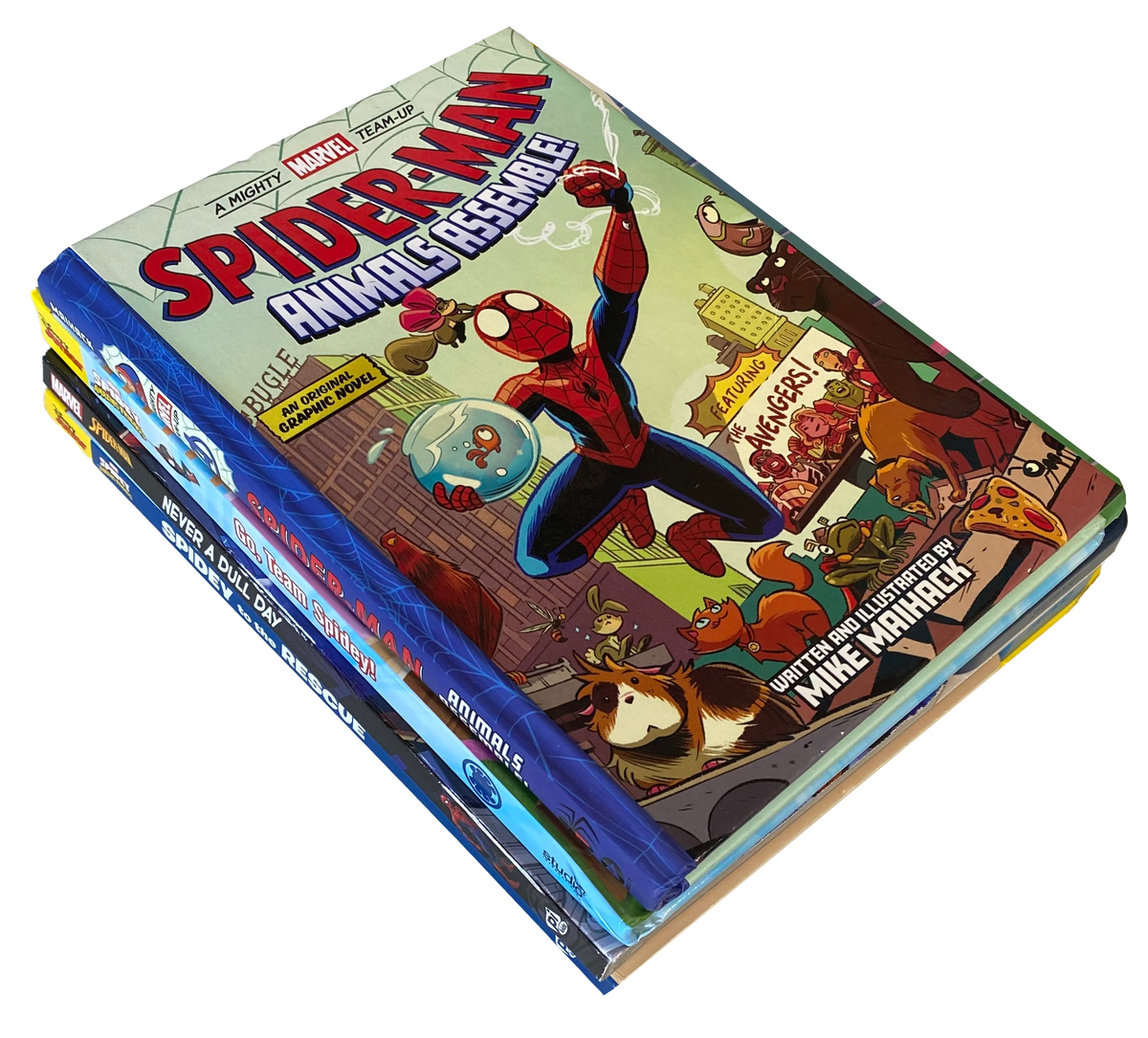 SPIDER-MAN LOT Of 4 KIDS BOOKS Graphic Sound BOARD BOOKS Spidey Marvel ALL 2020s
