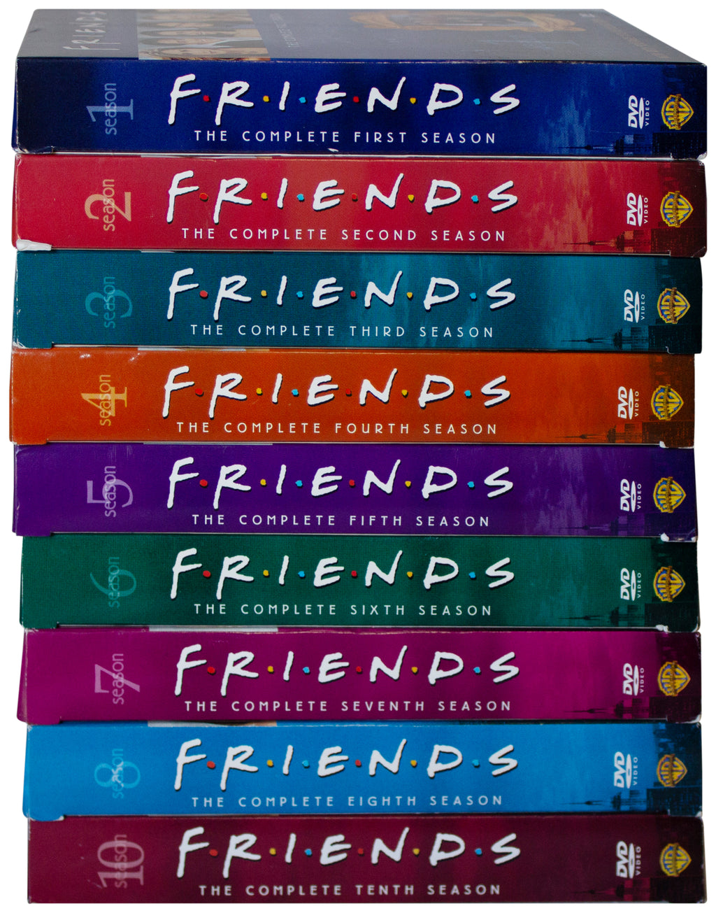 FRIENDS TV Show DVD Box Set LOT SEASONS 1 2 3 4 5 6 7 8 10 Sitcom Comedy TV Show