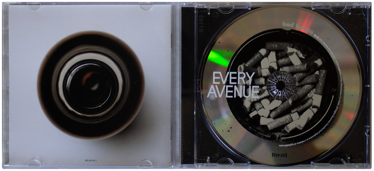 EVERY AVENUE Bad Habits 5X SIGNED CD Emo Pop Punk Alt Rock 2011 Fearless Records