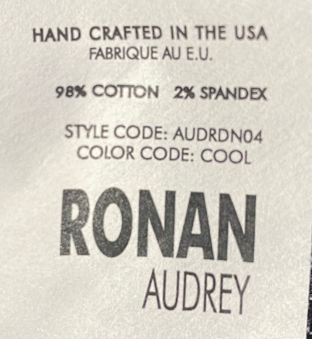 RONAN Audrey JEANS Womens 26 Sailor Wide Leg Made In USA Y2K Indigo Denim NWOT !