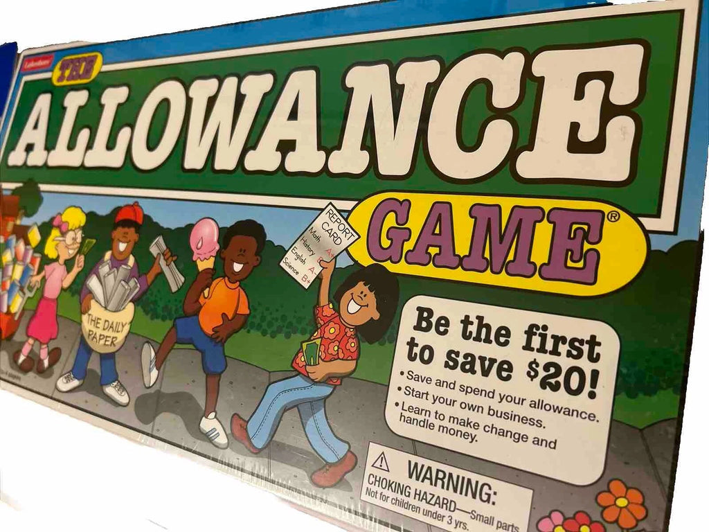 New ALLOWANCE BOARD GAME Teach Kids Money Fun Educational Finance NIB Lakeshore