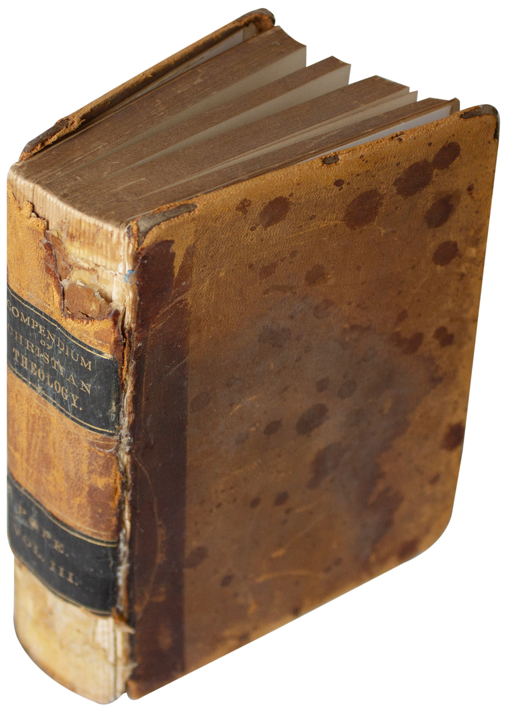 COMPENDIUM OF CHRISTIAN THEOLOGY Vol 3 ANTIQUE BOOK Late 1800s William Burt Pope