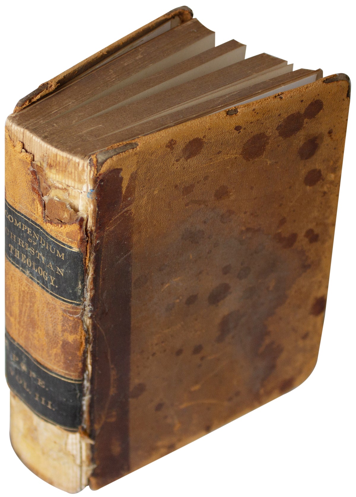 COMPENDIUM OF CHRISTIAN THEOLOGY Vol 3 ANTIQUE BOOK Late 1800s William Burt Pope