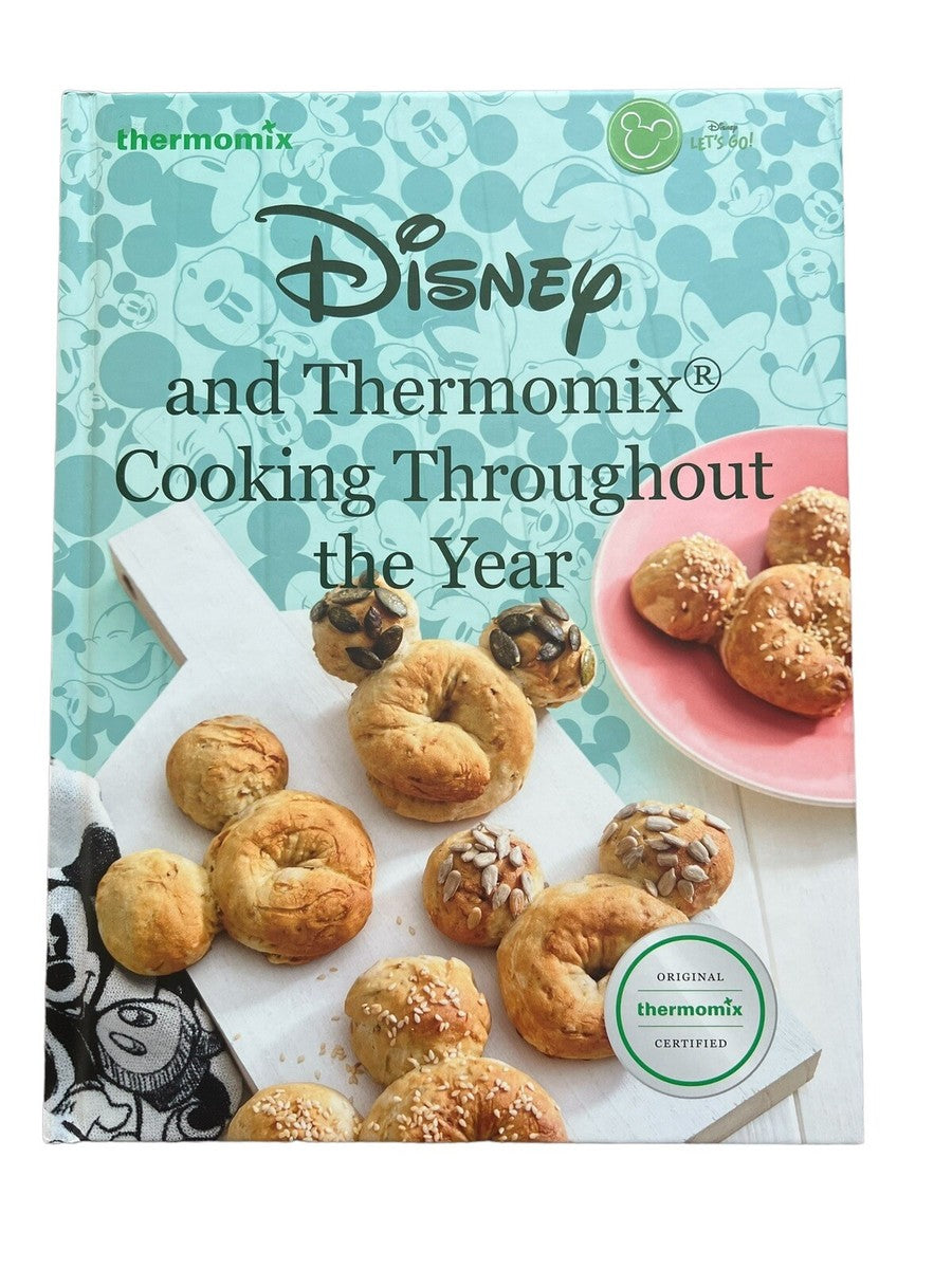 New DISNEY & THERMOMIX Cooking Throughout The Year HARDCOVER Cookbook OOP 1st Ed