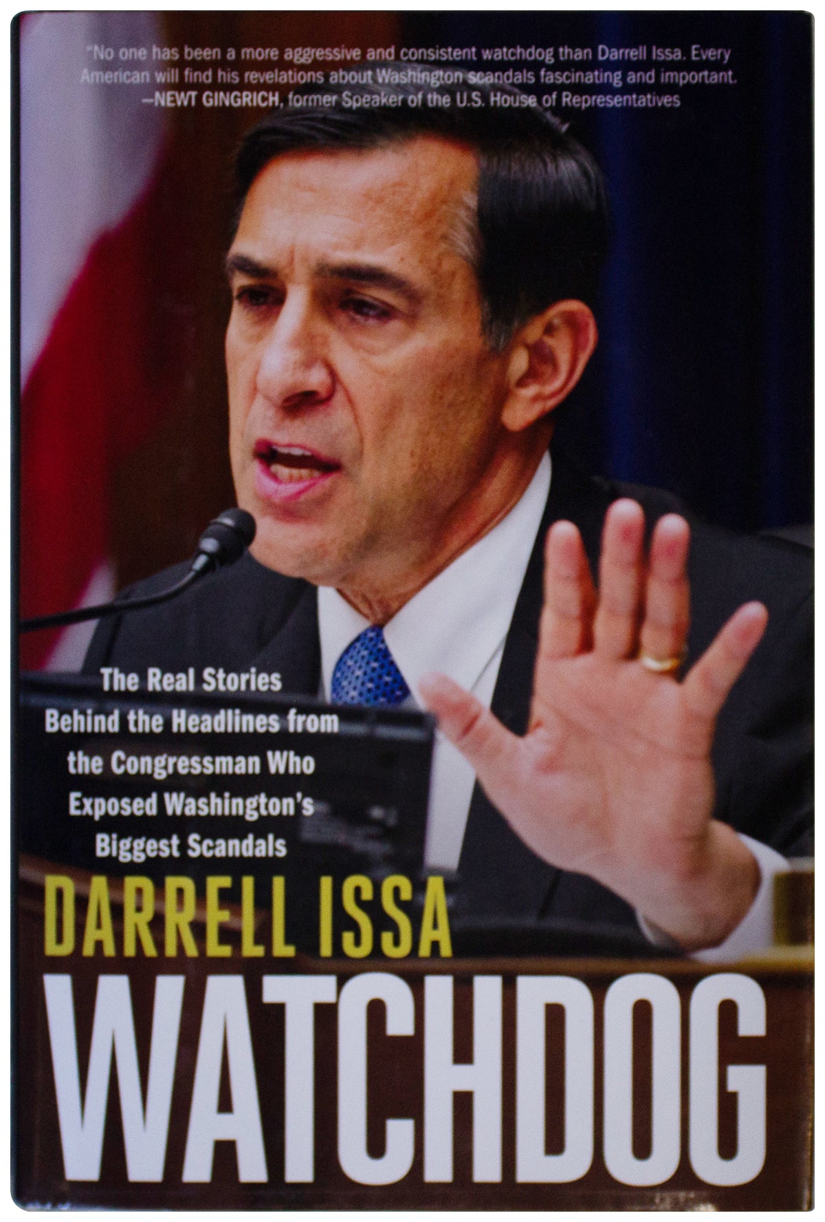 DARRELL ISSA SIGNED Watchdog 1ST EDITION HARDCOVER Republican Congressman CA US