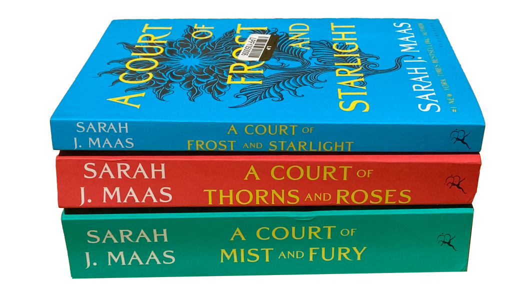 SARAH J MAAS 3 BOOK LOT Court Of Thorns & Roses Series PB Fantasy Romance Novels