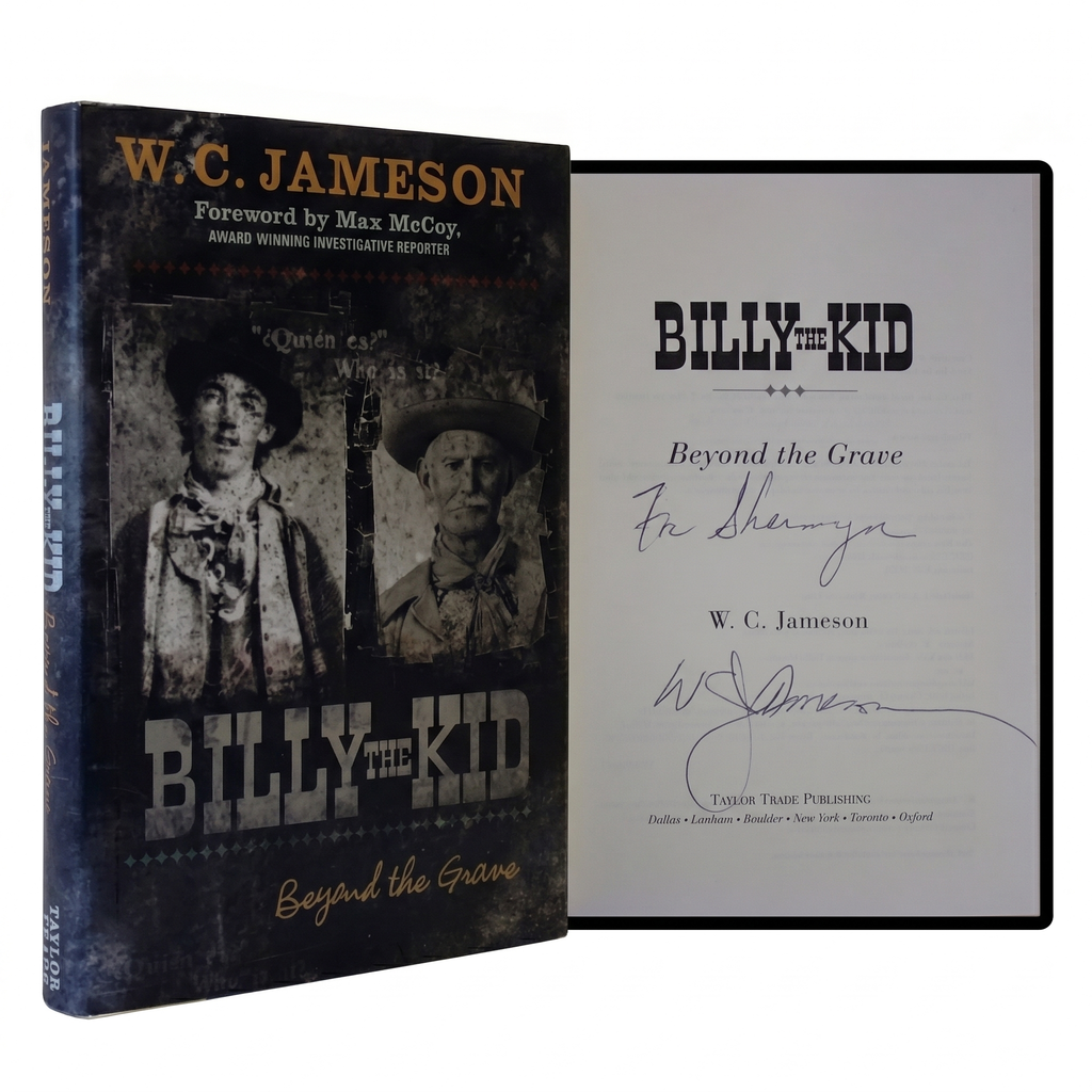 BILLY THE KID Beyond The Grave WC JAMESON SIGNED 1ST EDITION True Crime Hardback
