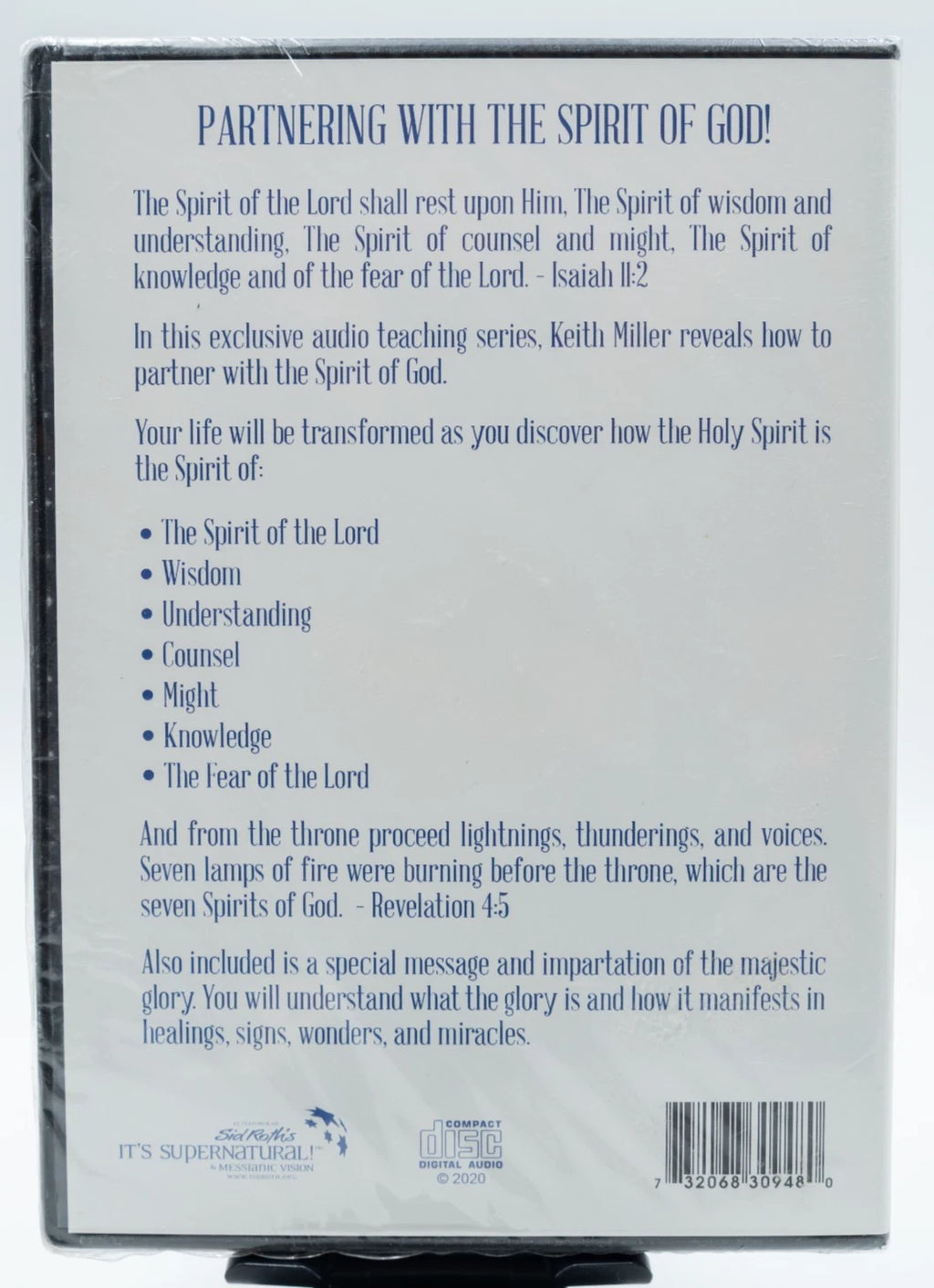 KEITH MILLER Partnering With The Spirit of God 3-Disc CD AUDIO SET 2020 Xian NEW