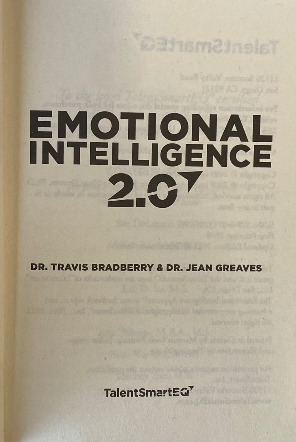 LOT Of 4 EMOTIONAL INTELLIGENCE 2.0 Hardcover BOOKS Self Help $34.99 MSRP Each !