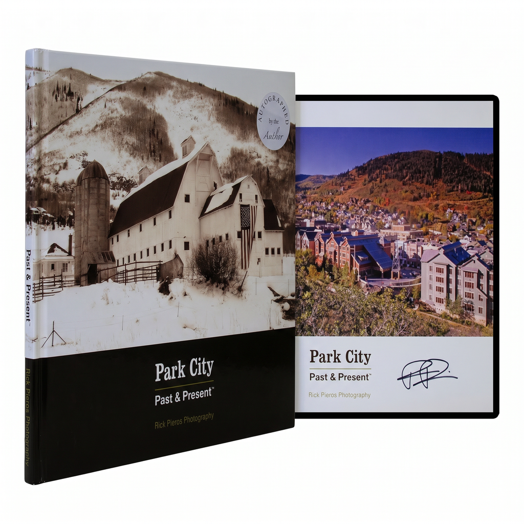 RICK PIEROS SIGNED Park City Past & Present HARDCOVER Utah UT History Photo Book
