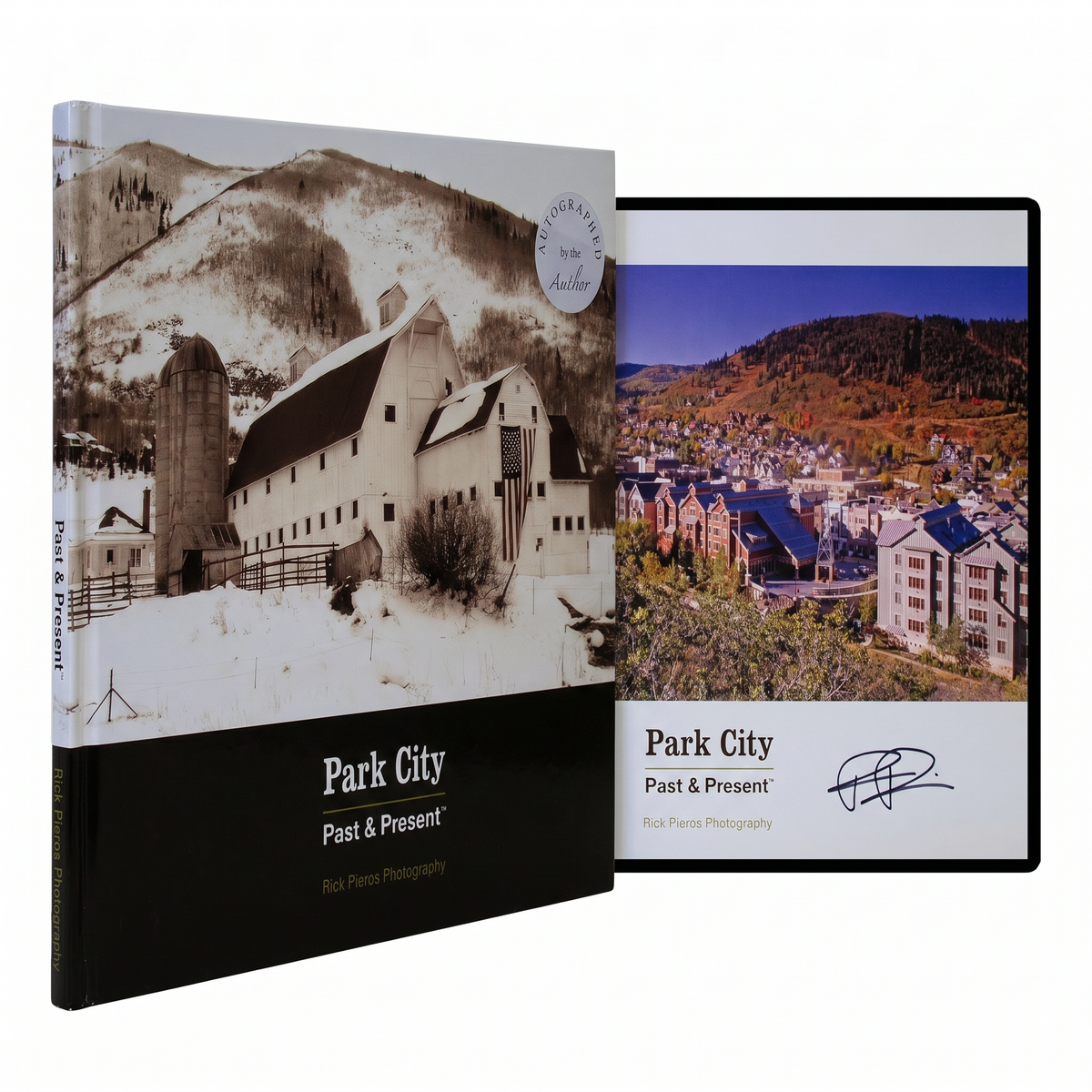 RICK PIEROS SIGNED Park City Past & Present HARDCOVER Utah UT History Photo Book