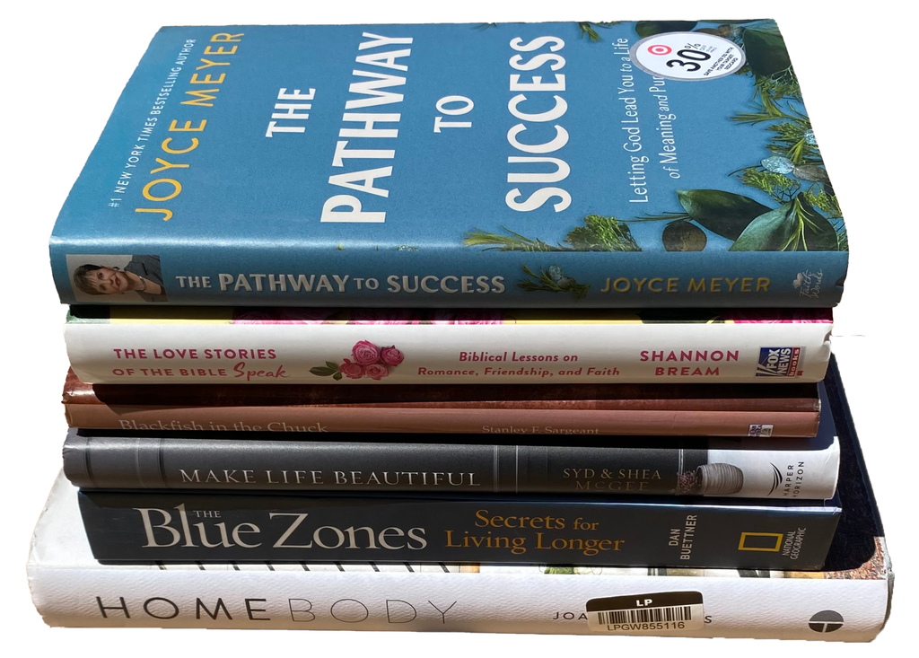 WELLNESS & SUCCESS LOT OF 6 BOOKS Christian Faith Health Home ALL TARGET 2020s !