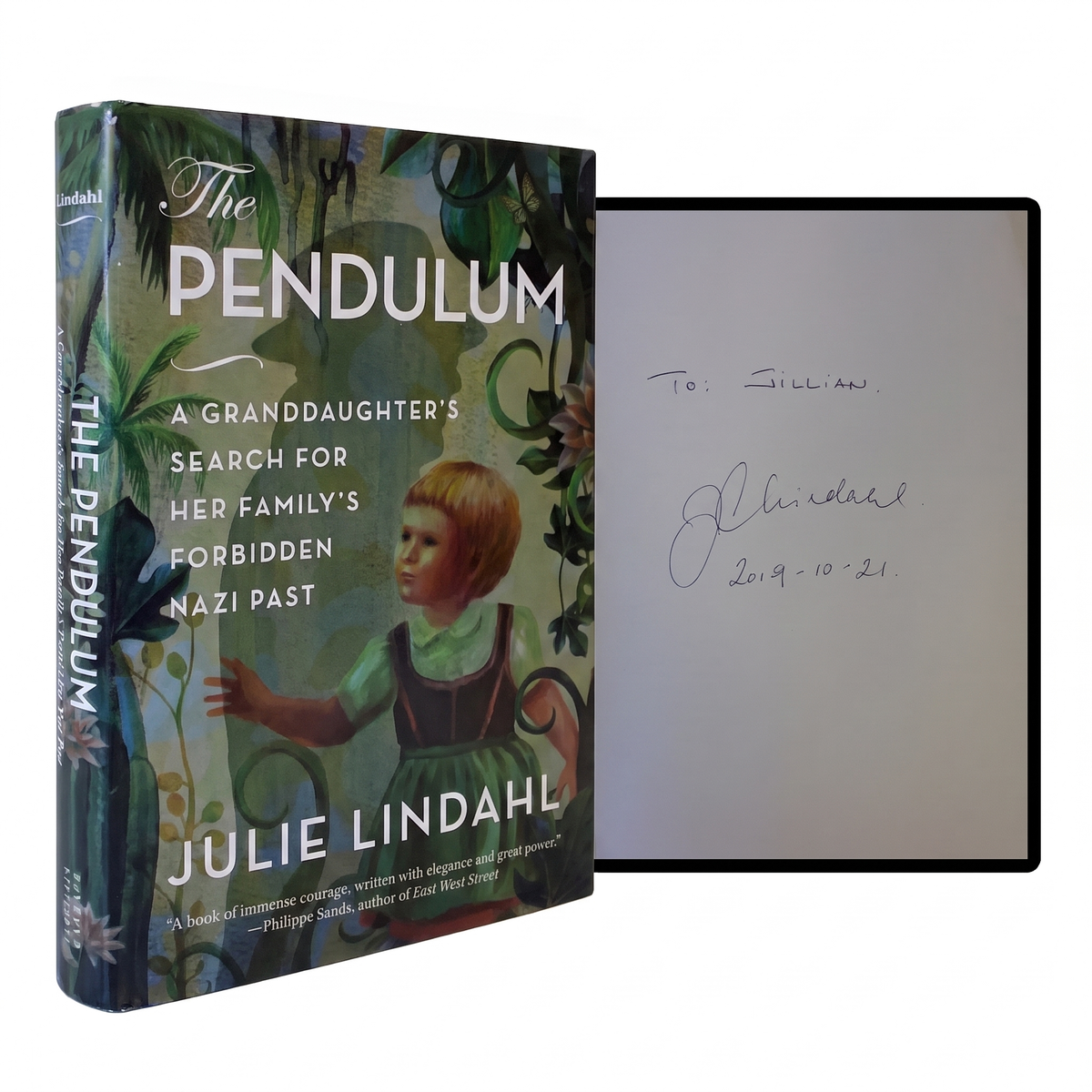 JULIE LINDAHL SIGNED Pendulum 1ST EDITION Memoir Search For Family's Nazi Past