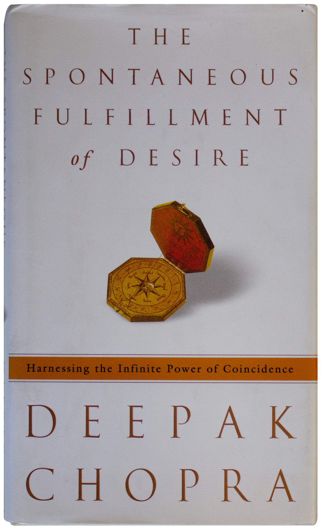DEEPAK CHOPRA SIGNED Spontaneous Fulfillment Of Desire 1ST EDITION Synchronicity