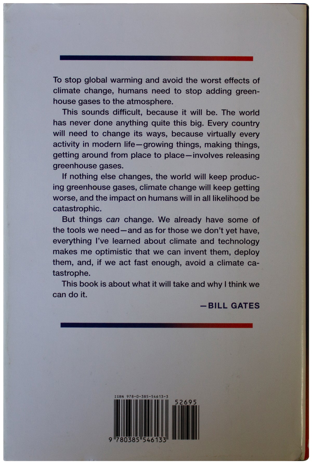 BILL GATES SIGNED How To Avoid A Climate Disaster 1ST EDITION Hardback 2021 HCDJ